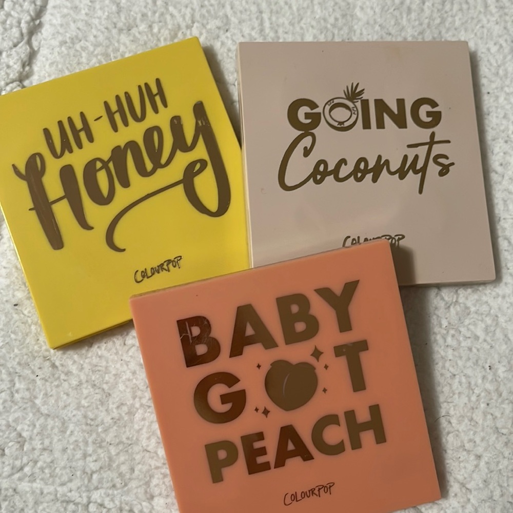 Colourpop eyeshadow bundle